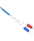 M8 Thread Type K Thermocouple With 30Mm Probe, Lightning Fast Temperature Sensor For 0-400C, 5M Wire showing wire ends