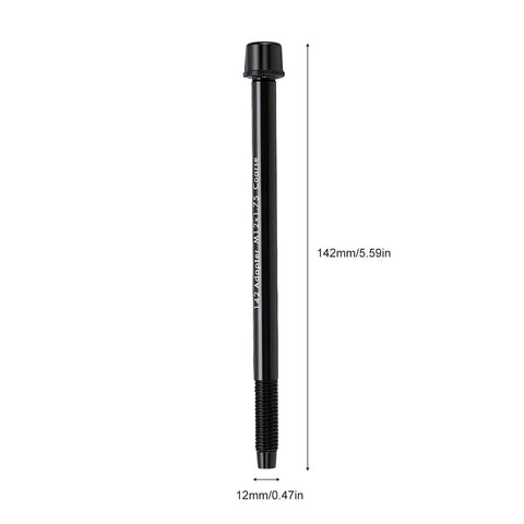 Premium Thru Axle Adapter Kit For Shkalacar Wahoo SNAP With Triple M12 Thread Compatibility And Precision Alloy Steel Build For A Cool Ride, 142mm, 12mm