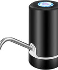 5 Gallon USB Rechargeable Portable Water Pump For Water Jugs With Auto Stop And Silicone Caps Ideal For Home Office Camping And Travel Black