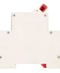 Back view of Two Pole Mini Circuit Breaker For DC 500V Systems, 63A Overcurrent Protection, Air Switch DIN Rail Mount, DZ47 63Z C63