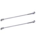 Stainless Steel Free To Cut Length Driveshaft With Universal Joint For 1/10 RC Crawler Upgrades SCX10 TRX4 Capra CNC Machined 5mm Output Shaft 4mm Pins Included Realistic Scale Joint And Spline Diameter