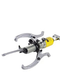 Heavy Duty 5 And 15 Ton Hydraulic Gear Puller Adjustable Jaw Wheel Bearing Separator Kit For Mechanics, showcasing sleek metal design.