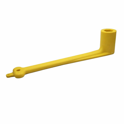 Beefy Propeller Wrench One And One Sixteenth Inch Nut Wrench Twenty Seven Millimeter with durable yellow polymer handle