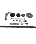Dope Fitment For YX 140cc Z40 Dirt Bike Cam Chain Sprocket Tensioner Roller Kit, chain, sprocket, spring and hardware