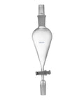 250mL graduated separatory funnel from 29 Piece Lab Glassware Set 250mL To 1000mL Distillation Kit With 24 To 40 Joint Pro Grade Borosilicate Glass