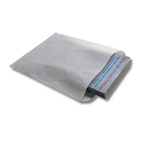 Flat Merchandise White Kraft Paper Bags 10x13 Inches Shop Ready Bulk Pack 1000 Count Eco Friendly Recyclable Biodegradable Compostable Durable