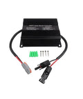 Super Sick 1000W Solar Charge Controller Runs 48V 60V 72V Electric Scooter Batteries Without A Sweat, black MPPT design with connectors.
