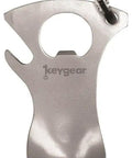Venture Tool Spork Pocket Sized Stainless Steel Multi Tool With Carabiner Clip TSA Compliant Durable And Lightweight shown