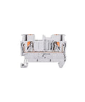 No Fuss Push In Din Rail Terminal Block Screwless 2.5mm PT Type With Cover End Stop Jumper 50 Pack For Easy Copper Conductor Wiring