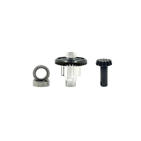 Hyper Go H12Y Plus H12P 1 To 12 Scale RC Car Front And Rear Umbrella Gears Upgrade Kit In Heavy Duty Metal Bevel Gear Set For Smoother Power Transfer Quiet Durable Spare Parts, metal RC drivetrain gears