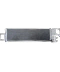 High Performance Transmission Oil Cooler For Mercedes Benz E250 2.1L 2015-2016 SBTMB4050102, silver aluminum front view