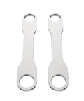 Two Steel Wrench Multitool Spanner For Quick Disassembly And Mechanical Repairs shown on white background