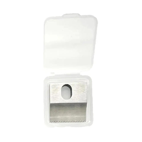 Replacement Cutter For V6 Q1 Q2 Battery Powered Plastic Strapping Tool Q0078 Spare Part 3 Pack Fits JD13 JD16 JDC1 Tools Easy Install Durable Blade For Quick Strapping Tasks, metal cutter blade in plastic case