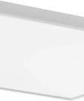 CPX 2x2 LED Flat Panel Light 3200 Lumens 5000K Daylight Ceiling Fixture with white finish and satin lens