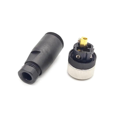 M12 5 Pin Female Connector A Coding Industrial Circular Field Wireable Sensor IP67 Unshielded Straight Type Adapter parts