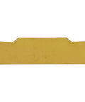 MGMN300M 3mm Tin Coated Carbide Grooving Insert For CNC Turning Lathe, pro grade indexable cutter for steel, side view.