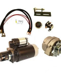 Top Shelf 12 Volt Alternator And Starter Conversion Kit For John Deere 3010 3020 4010 4020 Tractors Delco Style components and accessories.