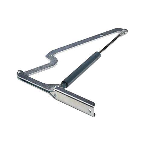 Heavy Duty Lid Piston And Shock Hinge Support Gas Strut For Large Outdoor Deck Box Sop Replacement Part with metallic finish and adjustable design.