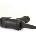 Heavy Duty Professional Air Punch Nailer With Piston Driver shown from side, featuring a durable black design for driving nails.