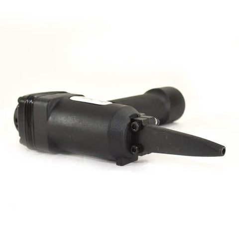 Heavy Duty Professional Air Punch Nailer With Piston Driver shown from side, featuring a durable black design for driving nails.