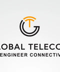 Company logo of Global Telecom with the tagline 'We Engineer Connectivity' in black and orange on a white background.