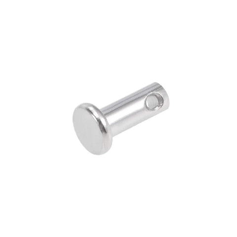 Single Hole Clevis Pins 4mm X 10mm Flat Head 304 Stainless Steel Link Hinge Pins 10 Pack For Quick Solid Connections In Machinery And DIY Projects For Heavy Duty Applications, 4mm x 10mm flat-head pin