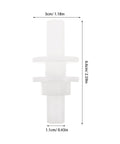 Sauna Steamer Connector Hose Joint Durable Plastic Replacement Fitting For High Temperature Steam Pots with dimensions