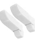 Easy Install Self Closing Chest Freezer Hinge Set 2 Pieces White Iron With Spring For Freezer Lid And Refrigerator Door Universal Fridge Hinge