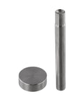Steel base and punch from Dope Rivet Setting Kit For Leather Craft with Interchangeable Punches 6mm 8mm 10mm Double Cap Rivets DIY Tool