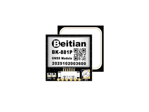 9th Gen Beidou GPS Module with Antenna for GNSS racing drones and FPV flight controllers, ultra low power and high sensitivity.