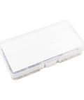 Top view of 260 Piece Metric M2.5 Stainless Steel Phillips Flat Head Screws With Hex Nuts Assortment Kit in clear box