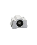Close-up of aluminum Dope Linear Bearing Slider for CNC Motion Control SC8UU SCS8UU Blocks High Precision Linear Guide