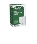 Non Stick Wound Care Pads 2 By 3 Inches 20 Count box packaging for ouchless removal and high absorption core