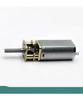 Side view of Knockout DC Gear Motor With Full Metal Reduction Gearbox rated for low speed high torque performance.