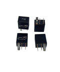 Top view of four 24V 5-Pin Relay Module V23074-A1002-A403, brand new with one year warranty, durable industrial control relay.