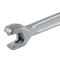 Close-up of Bell System Type Lineman Wrench Dual End With Large End Openings One And One Sixteenth Inch And One And Three Sixteenths Inch