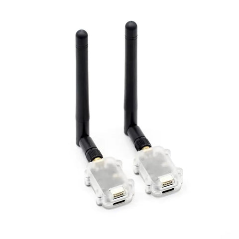 2.4G LoRa Telemetry Radio for Drones and Robotics LR24-F Data Transmitter with dual antennas for Pixhawk ArduPilot PX4 INAV