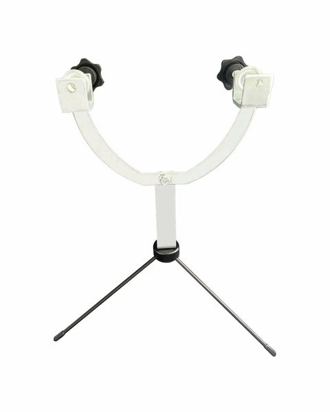 Copper Pipe Welding Bracket For One Person Operation, Anti Shake Design, Adjustable Angles, HVAC Repair Welding Tool, Easy Hands Free Weld Stand For No Fuss Pipe Joints, silver, tripod base