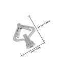 Heavy Duty Drywall Anchors And Screws Kit with dimensions, plastic butterfly anchor for hollow walls use.