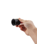 Hand holding Low Profile Trailer Door Holder Kit Rubber Door Stop Bumpers For RV Camper And Trailer Keep Doors From Slamming Hands Free Access