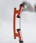 Flexible Sanding Block Flexisander being flexed to show curved surface adaptability, durable design with sturdy fastening system
