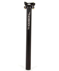 Elite Straight Bike Seatpost 27.2x410mm Black For A Clean Look And Solid Ride CNC Machined Aluminum Lightweight Yet Tough Precise Clamp Smooth Insertion Ideal For Road And Mountain Bikes