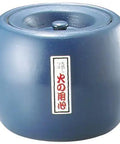 Heavy Duty Ceramic Fire Extinguisher Garden Outdoor Statuary Large Patio Decoration That Looks Totally Badass In Your Yard Durable Stoneware Summer Landscaping Accent in blue finish