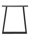 Industrial Black Metal Furniture Legs Set For DIY Coffee Tables And Desks Iron Table Legs 28 Inch Height 24 Inch Wide Heavy Duty Support