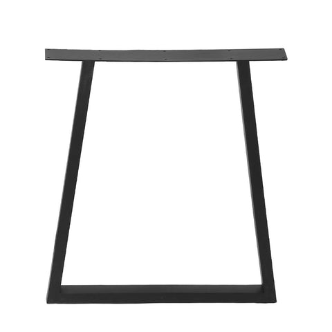 Industrial Black Metal Furniture Legs Set For DIY Coffee Tables And Desks Iron Table Legs 28 Inch Height 24 Inch Wide Heavy Duty Support