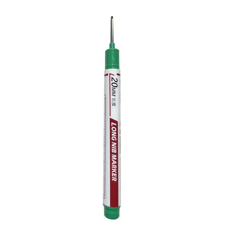 Rock Solid Permanent Markers Waterproof Oil Based Writing Markers For Industrial Labeling And Outdoor Signage Quick Drying Safe Formula With Comfy Nonslip Grip To Survive Your Daily Grind long nib marker with green cap for precise marking
