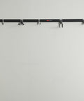 FastTrack Garage Storage Rail System 7 Piece Hook Kit Heavy Duty Tool Organizer For Home Garage Shed Garden on wall