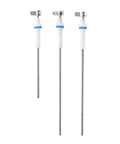 Heavy Duty Boiler Water Level Steam Probe Kit For Seamless Swap With Dual Oracle And Touch Espresso Machines, three stainless steel steam tubes with rubber seals.