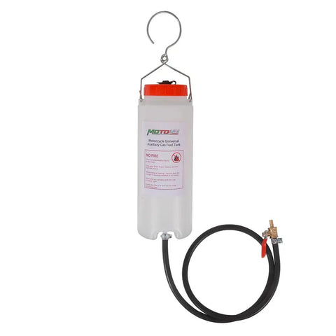 Universal Motorcycle Auxiliary Gas Tank Repair Kit With 1L Capacity, Fuel Hose, Cut Off Valve, Lid With Air Outlet, And Sealing Accessories