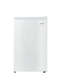 Chill Your Stash Or Freeze Your Snacks In This Solid Convertible Upright Freezer Fridge 3 Cubic Feet White Compact Design front view.